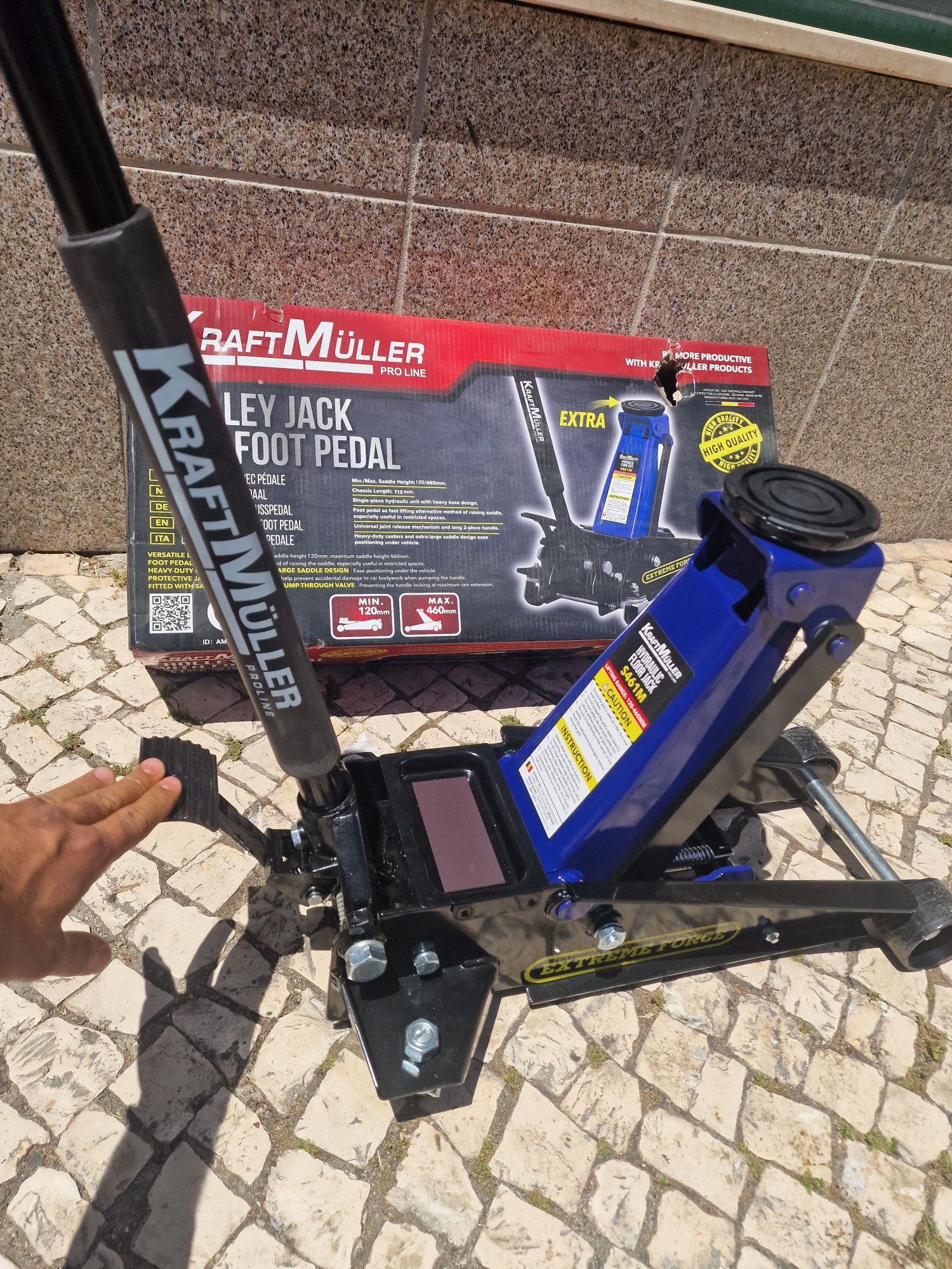 Macaco de 4 toneladas Hidraulico Baixo Perfil novo