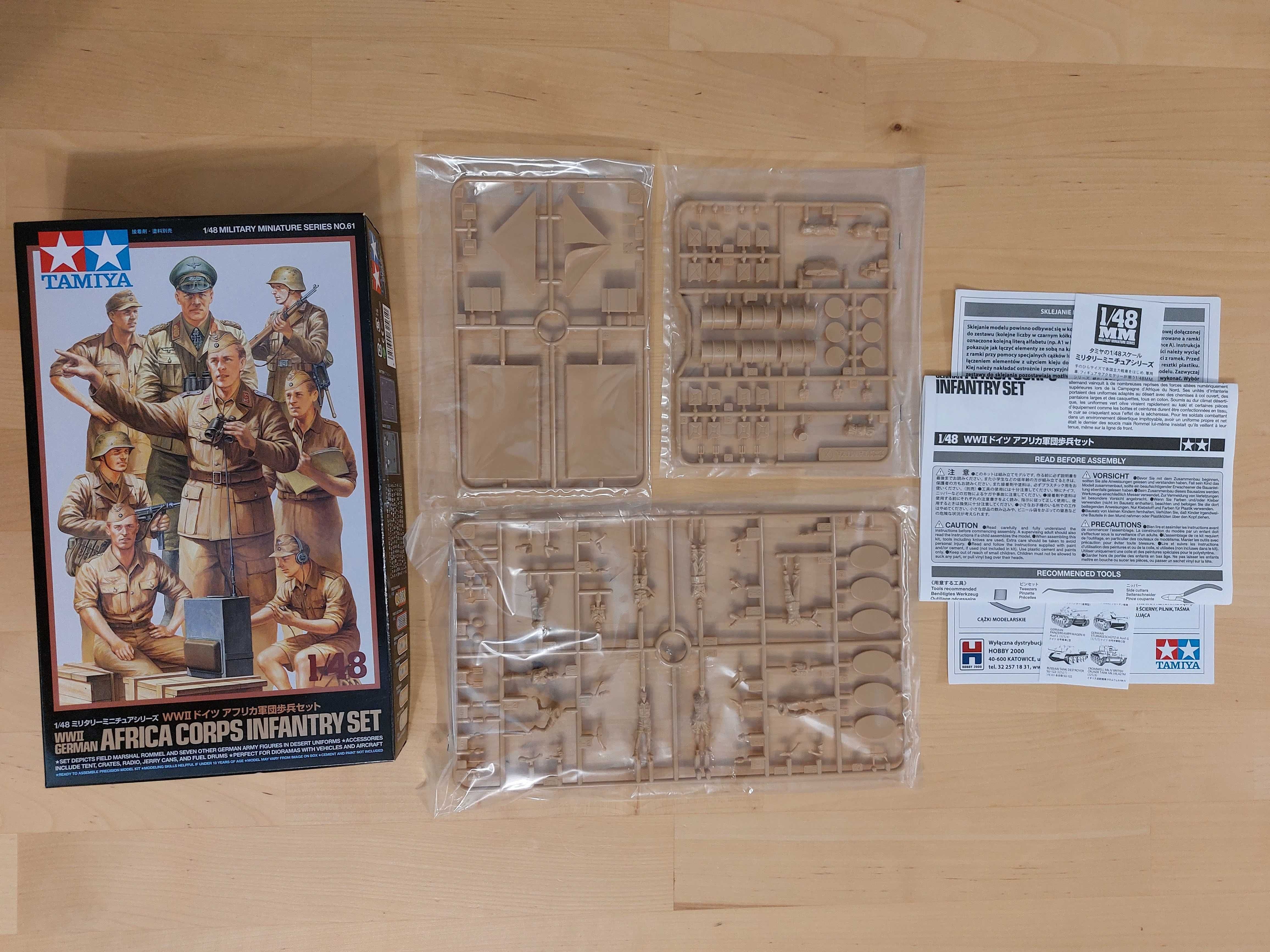 Afrika korps infantry set 1:48 Tamiya