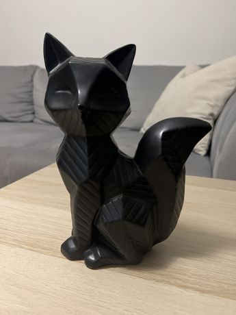 Figurka czarny kot/ lis
