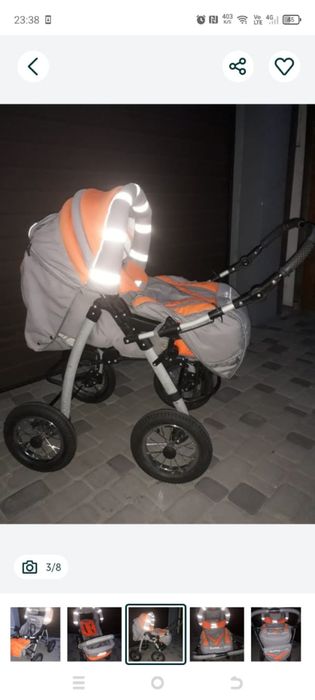 Дитяча коляска-трансформер 2399