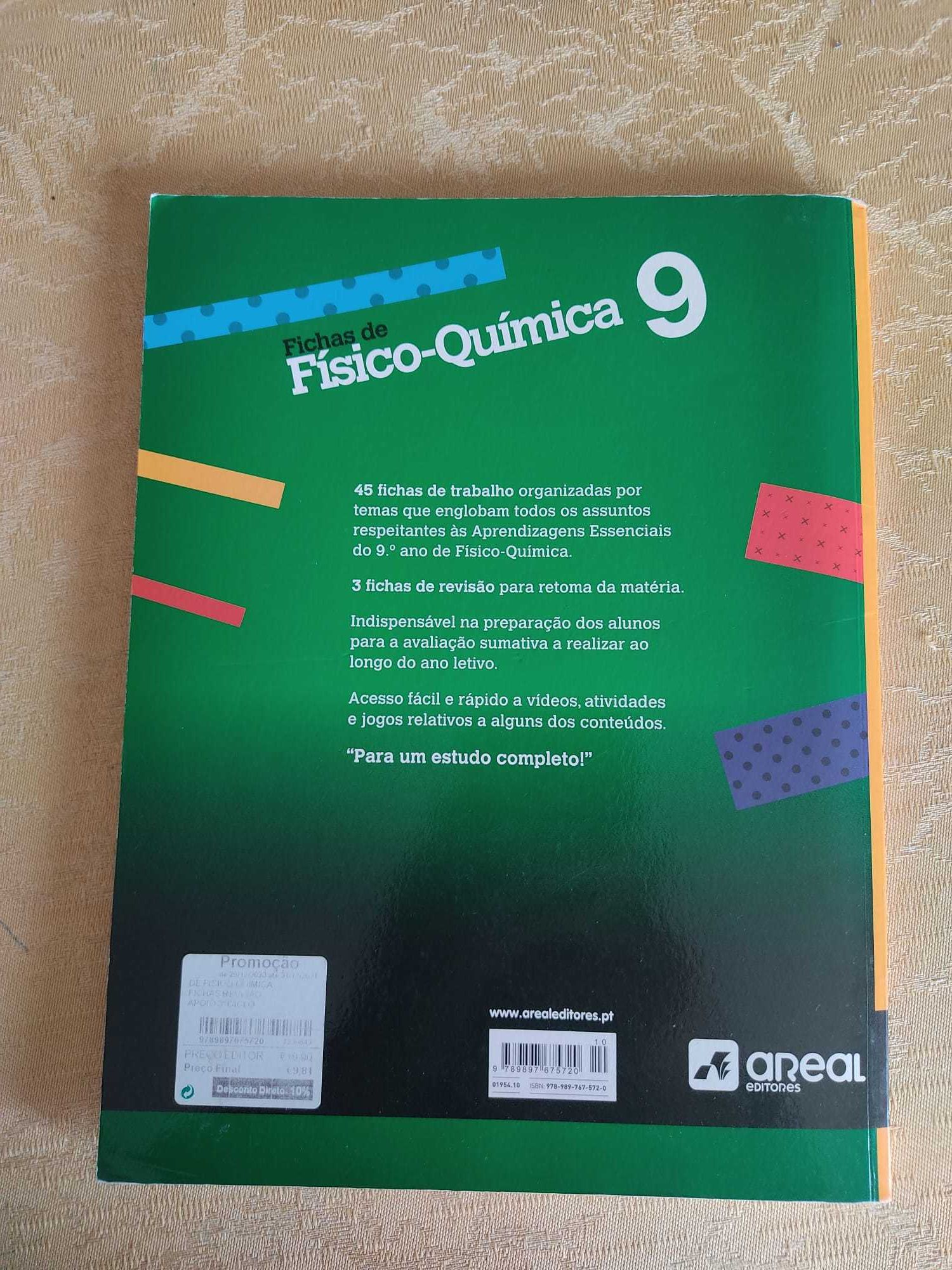 Fichas de Físico-Química 9 - 9.º Ano (NOVO)