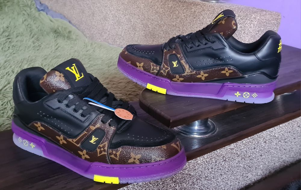 Мужские кроссовки кеды сникерсы Louis Vuitton 42