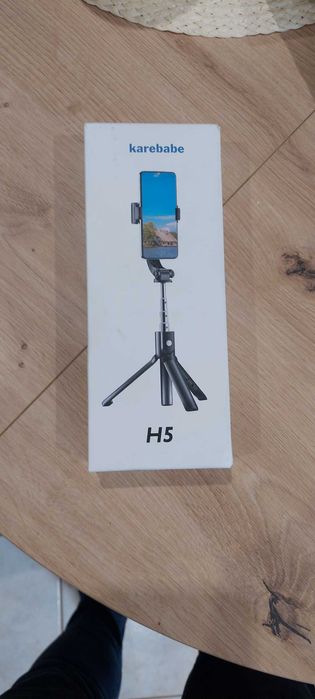 Przenośny gimbal z bezprzewodowym pilotem, stabilizator seflie stick