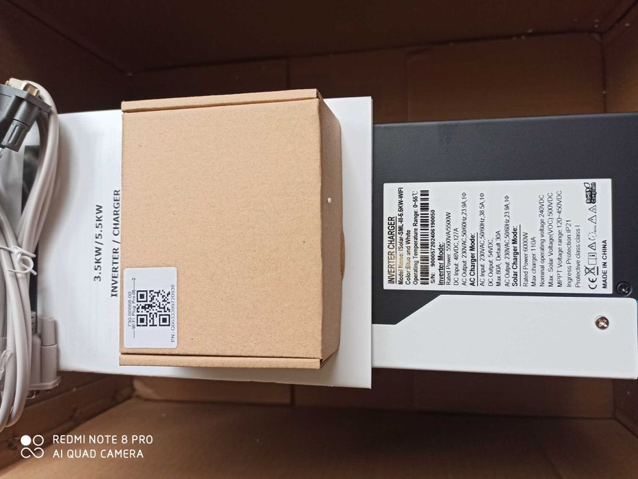 Inwerter Hybrydowy SML III 5.5KW-WIFI, pracuje bez Aku lub Aku 48V