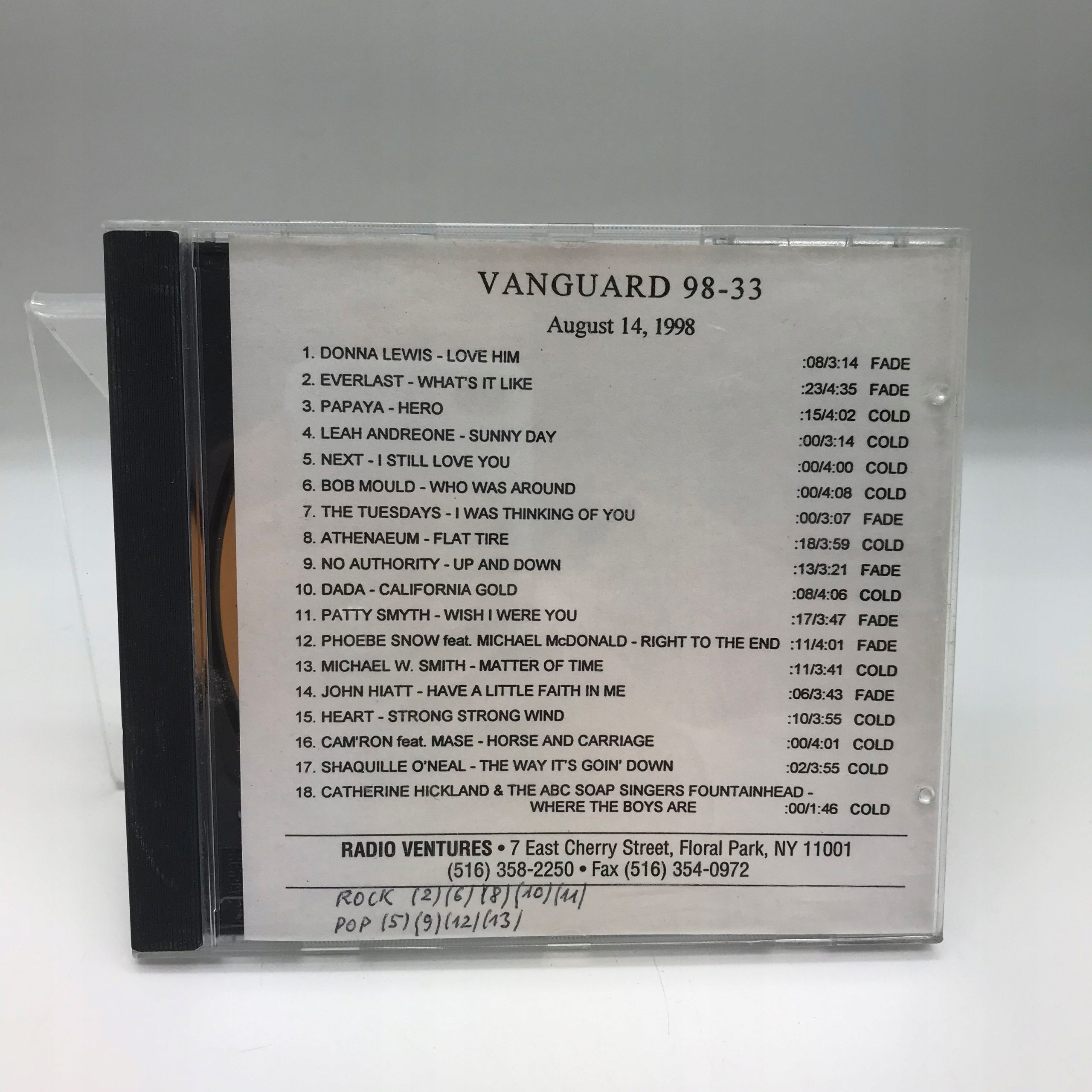 cd - various - vanguard 98-33