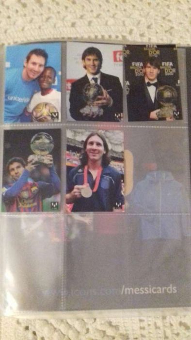 Caderneta oficial do Messi 2012