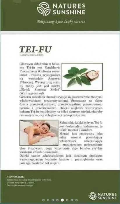 4-pak Tei-Fu (maść) od Nature's Sunshine