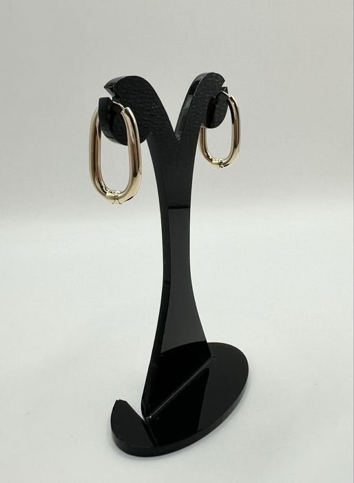 Złote Kolczyki Koła Kółka Owalne Pr.585 NOWE !!!