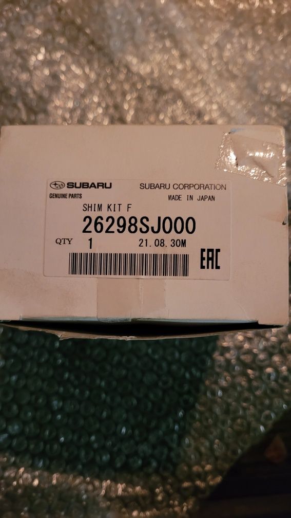 Комплект пружин та накладок гальмівних колодок Subaru 26298SJ000
