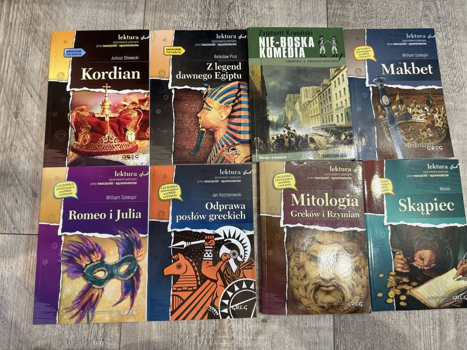 Lektury szkolne różne