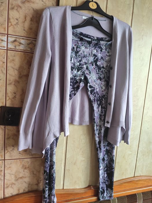 Kpl. Sweter + getry dziewczęce, rozm. 164