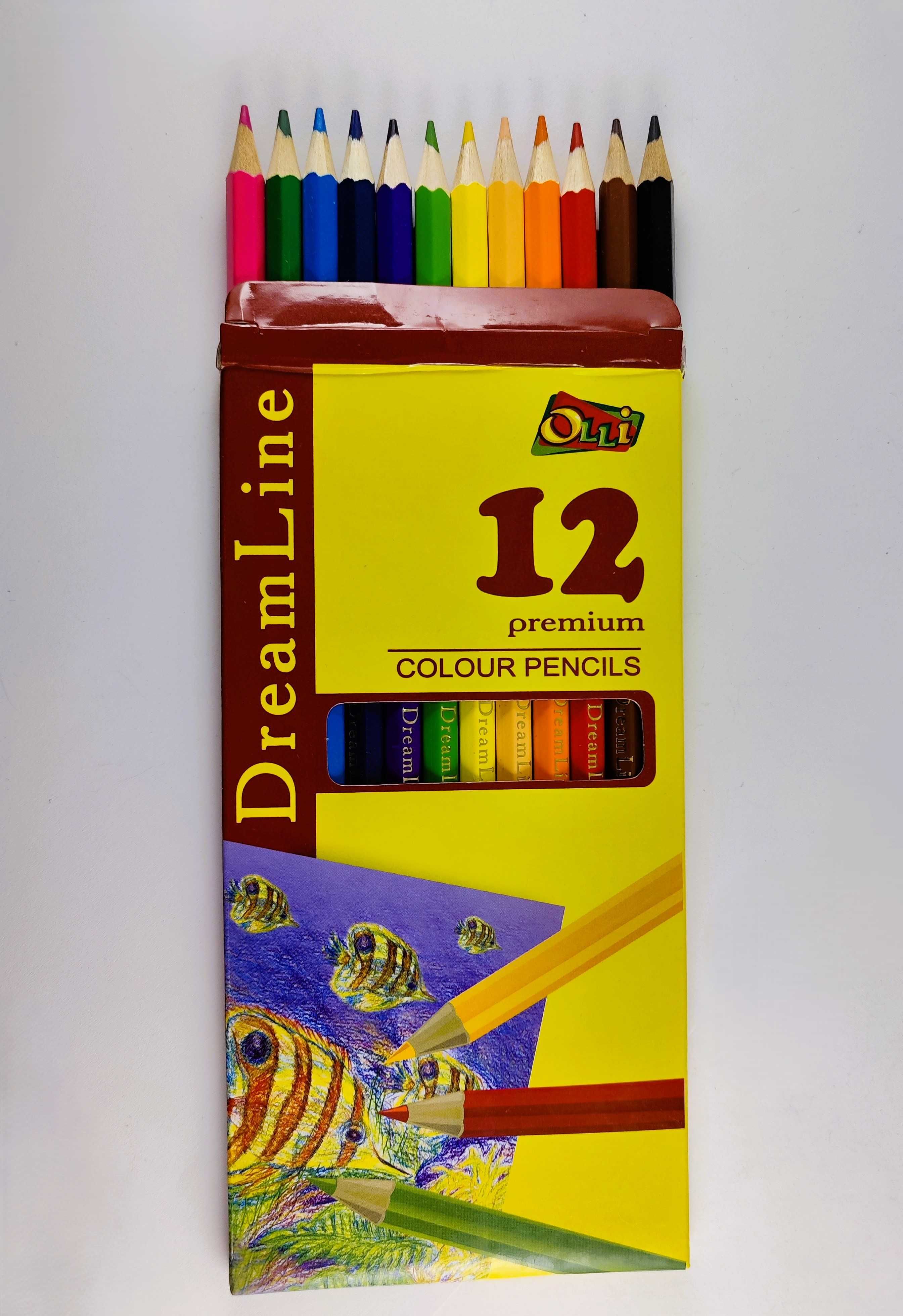 Новые упаковки цветных карандашей Olli(12 шт) Германия и Africa(18 шт)