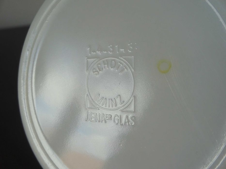 Schott Mainz Jena Glass Taça Carina 'Peacock Eyes'