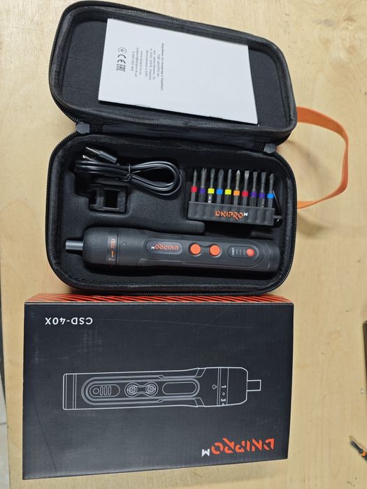 Акумуляторна викрутка Dnipro-M CSD-40X