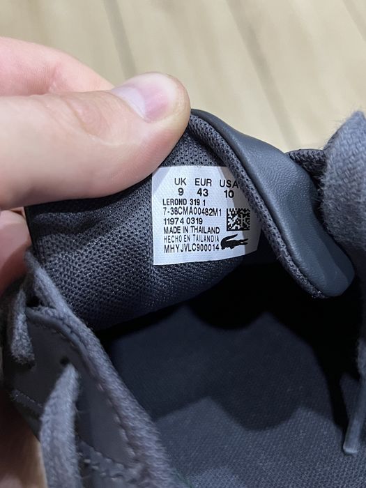 Кеди Lacoste 43 розмір Оригінал