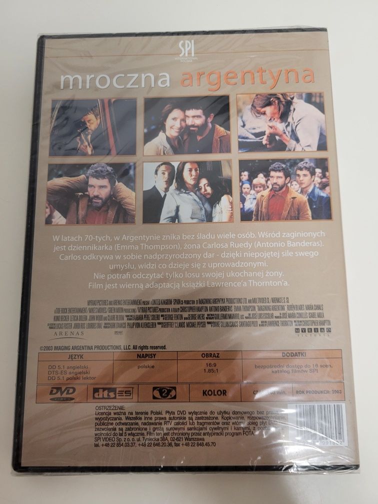 Mroczna Argentyna DVD Banderas nowa folia