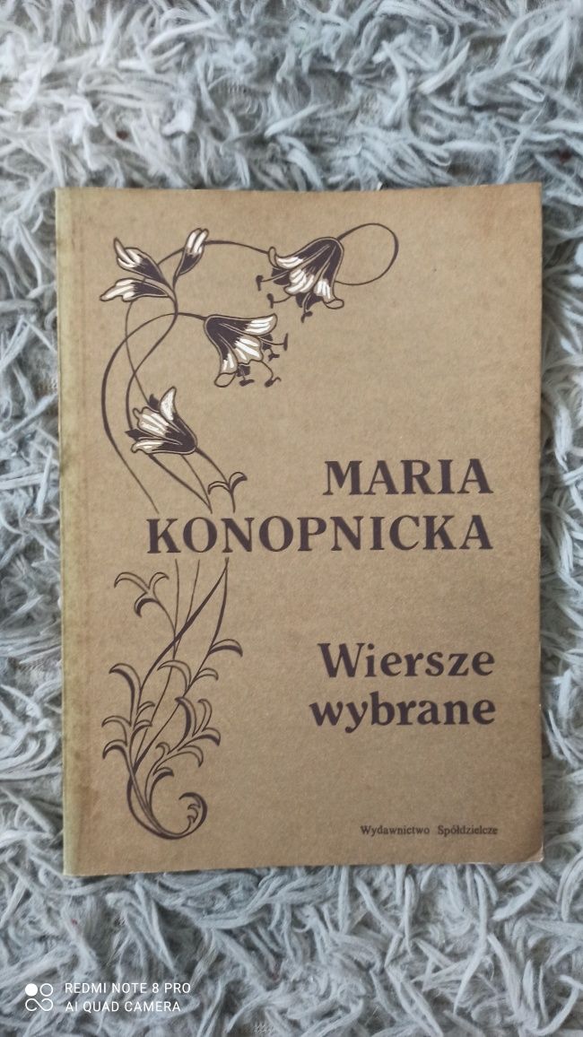 Książka Wiersze wybrane- M. Konopnicka