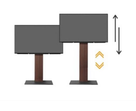 WALL V2 Caster High Type | Minimalistyczny mobilny stojak na TV 32–60’
