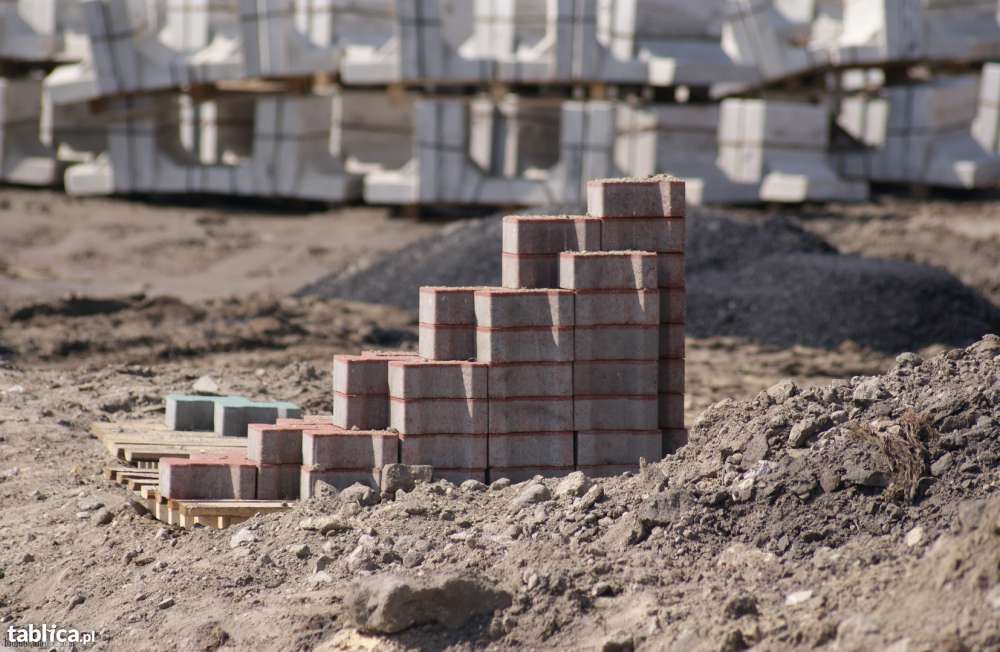 Usługi budowlane, usługi koparką, wykopy, kostka brukowa