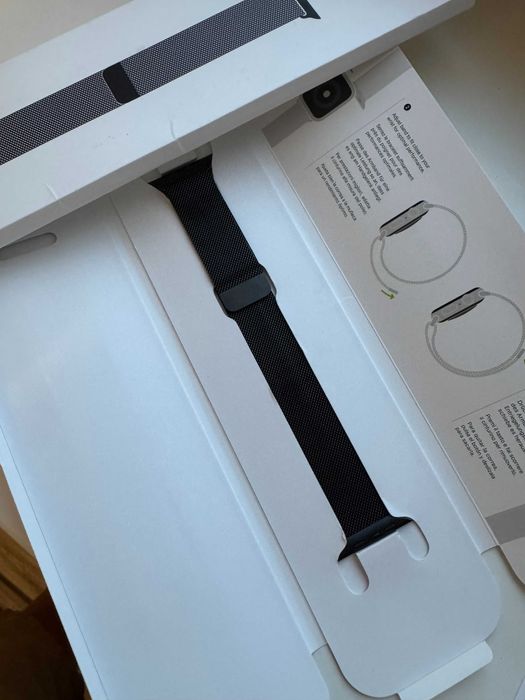 original 44mm Space Black Milanese Loop Міланська петля ремінець