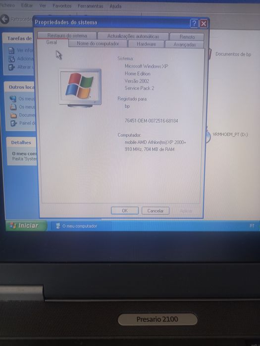 PC marca COMPAQ 2002