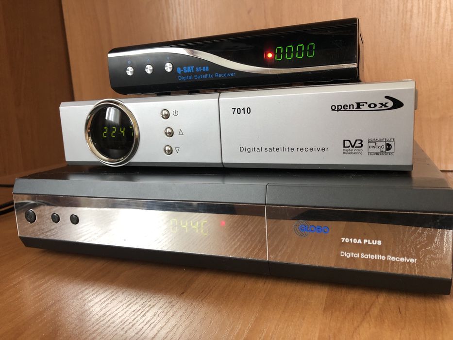 Супутникові тюнера  Qsat 350, Openfox 7010, Globo 7010 A plus