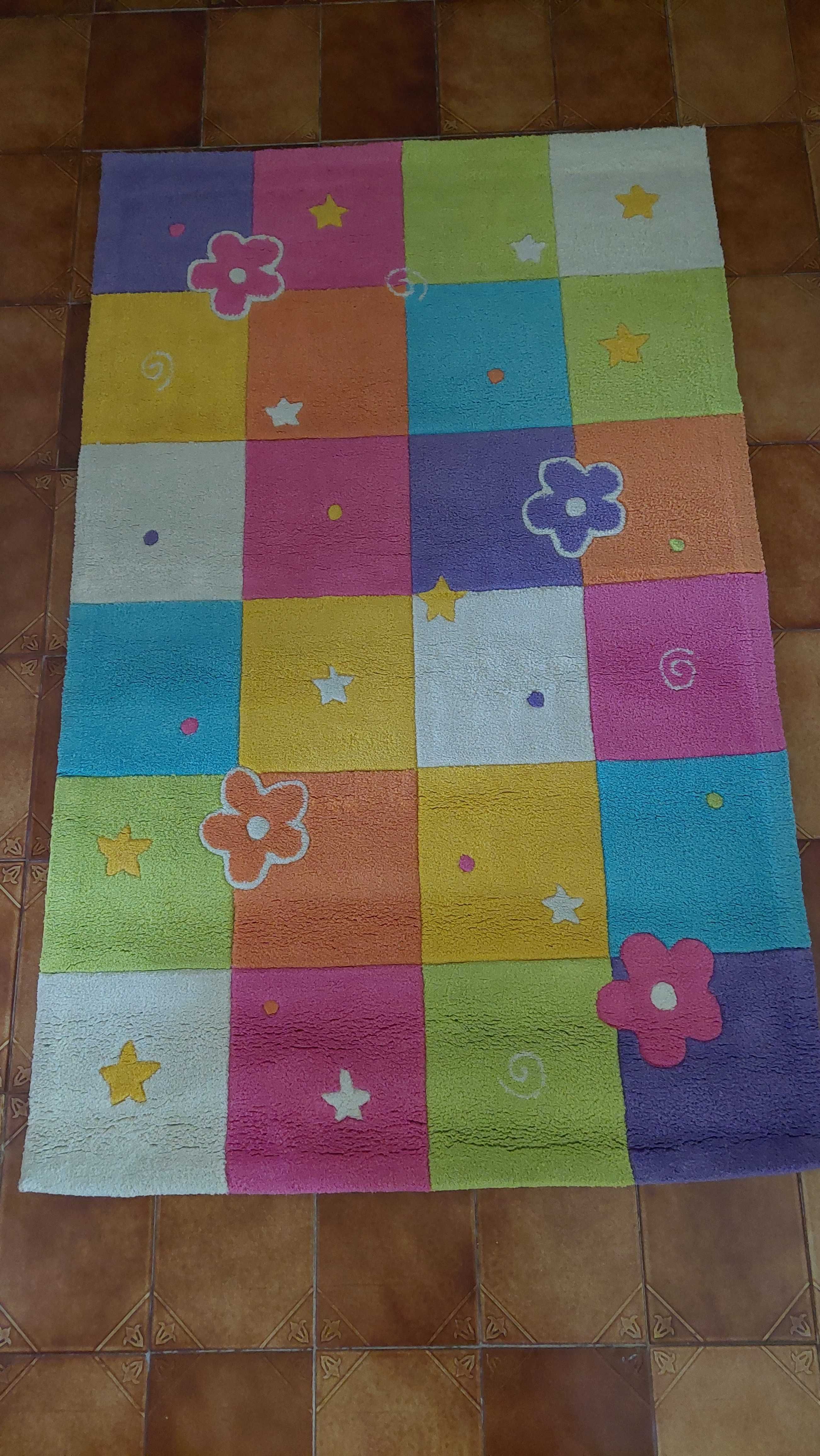 Tapete colorido 1,60cm x 1m