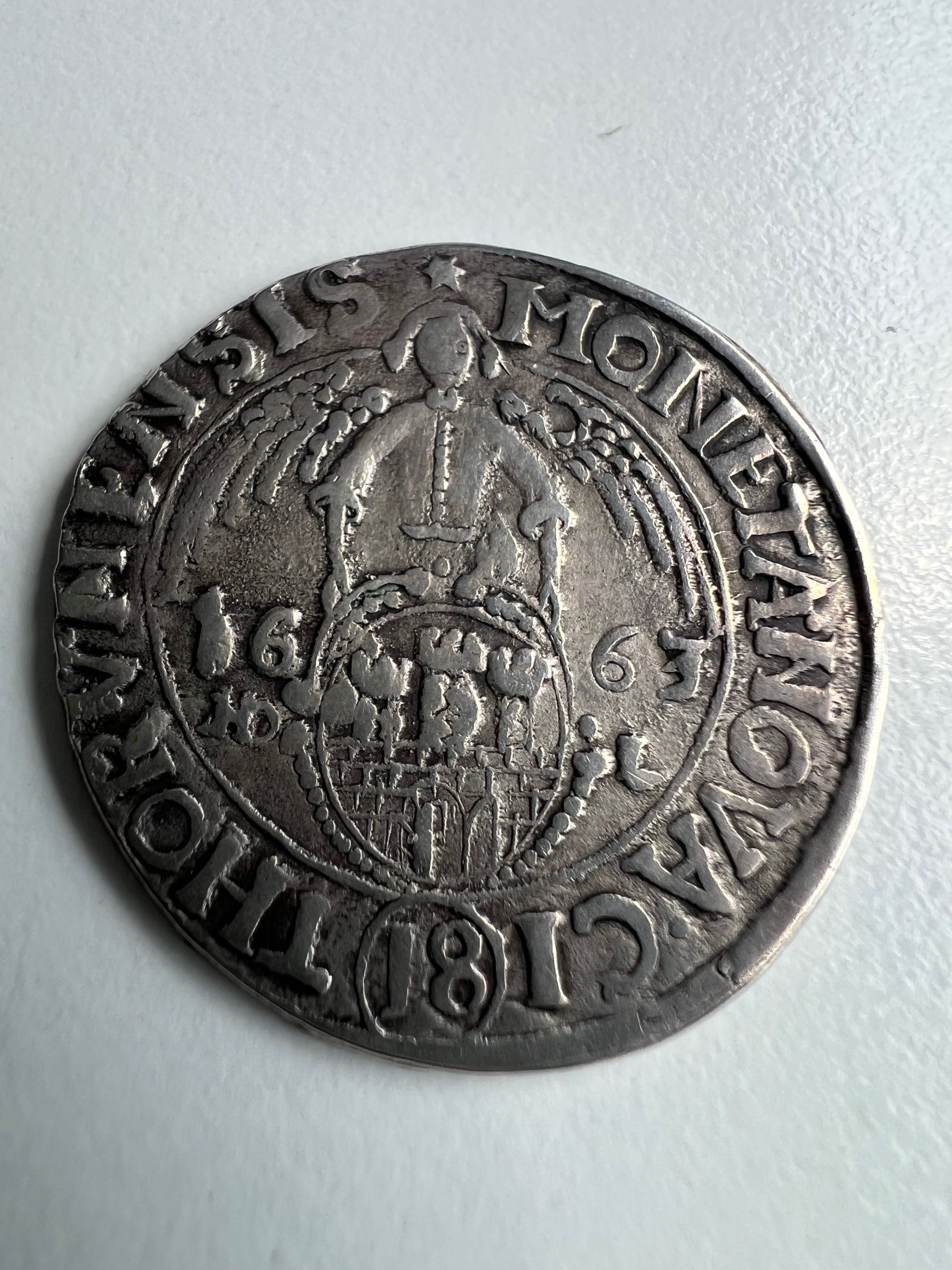 Ort 1/4 Talara Jan Kazimierz 1661 Toruń