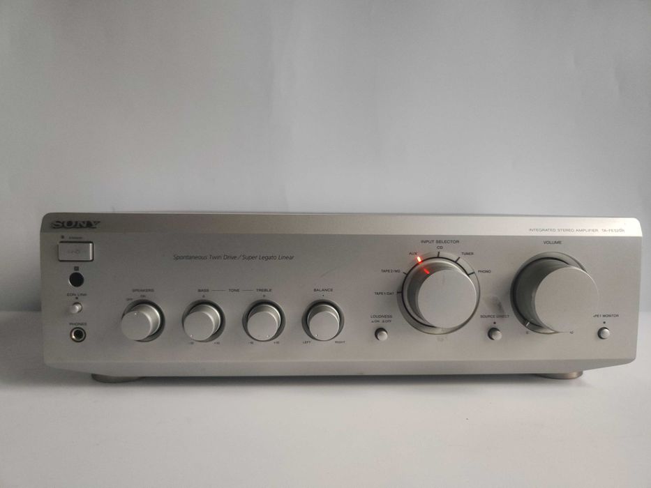 SONY TA-FE520R wzmacniacz stereo srebrny