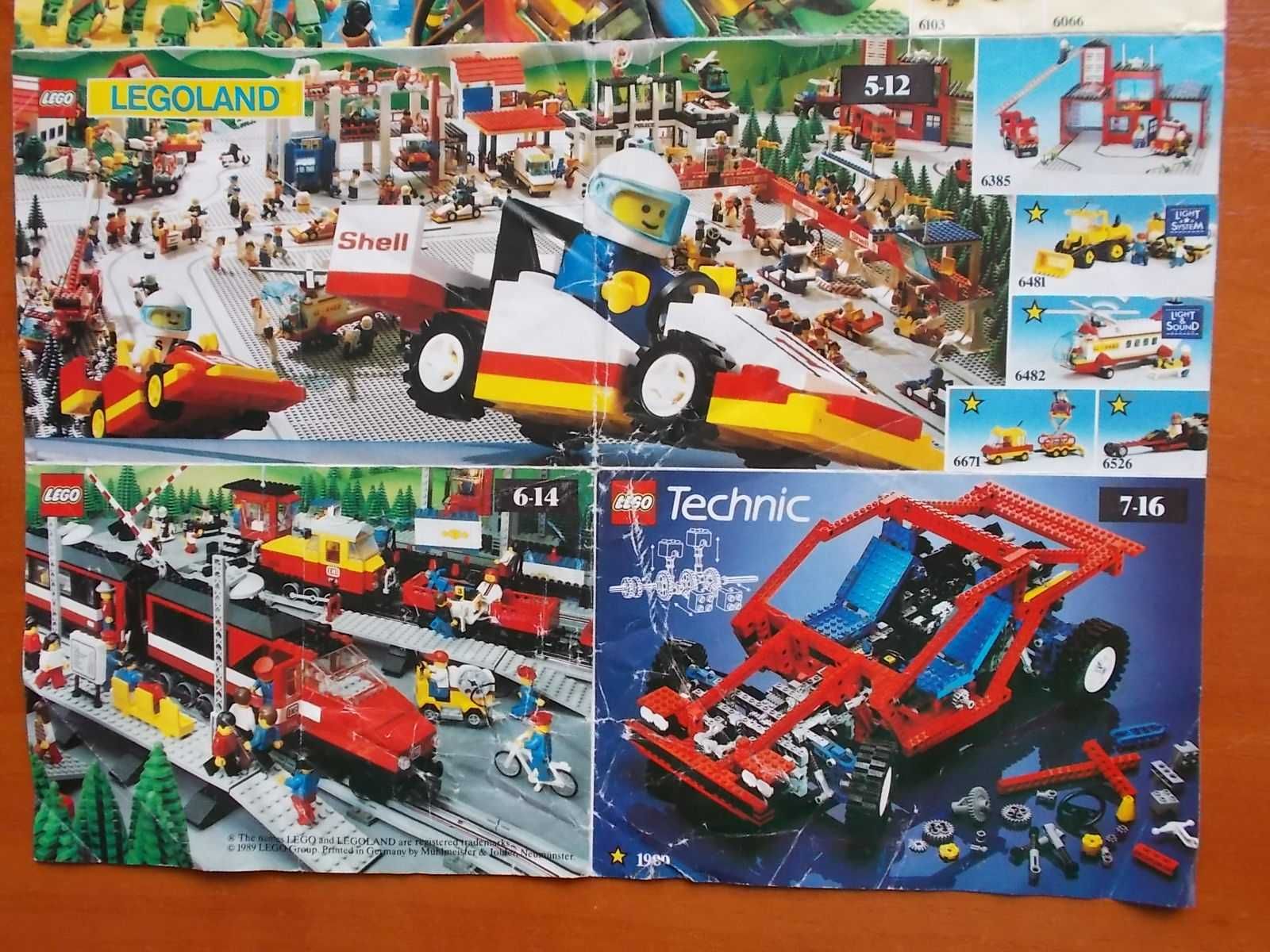 LEGO katalog 1989 mały Space europejski używany