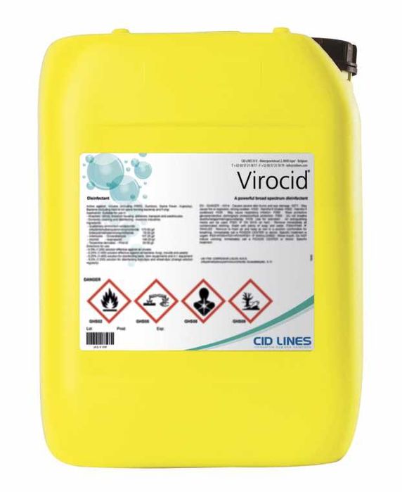 VIROCID 5 l -Dezynfekcja mat, budynków ASF,PTASIA GRYPA