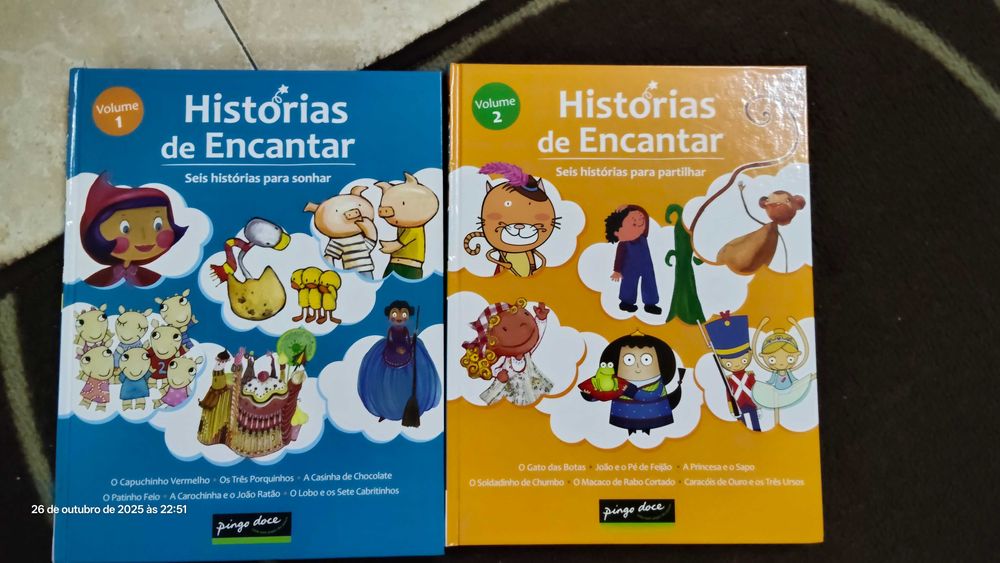 Coleção de livros histórias de embalar Pingo doce
