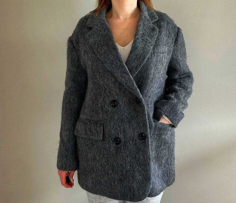 Тренд Піджак пальто з вовни оверсайз