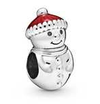 Charms Pandora Bałwanek i czapka Mikołaja 798478C01 nowy