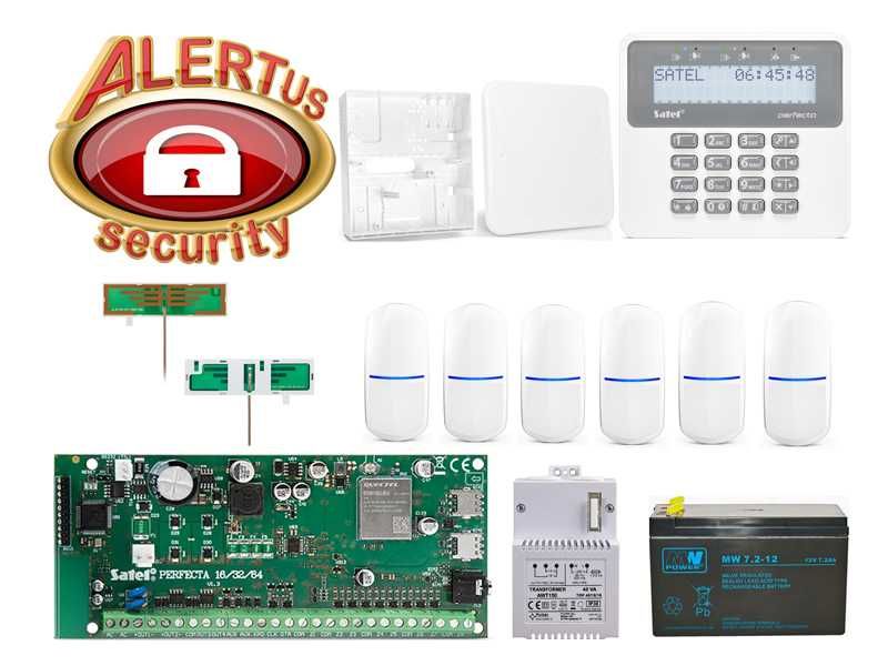 [11A] Zestaw Alarmowy PERFECTA 64 M + PRF-LCD - SATEL
