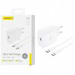 Szybka Ładowarka Sieciowa 45W Usb C +Gan Pd Do Telefonu + Kabel Usb-C