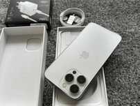 iPhone 13 Pro 128GB SILVER WHITE BIAŁY Silver Bateria 98% + SZKŁO