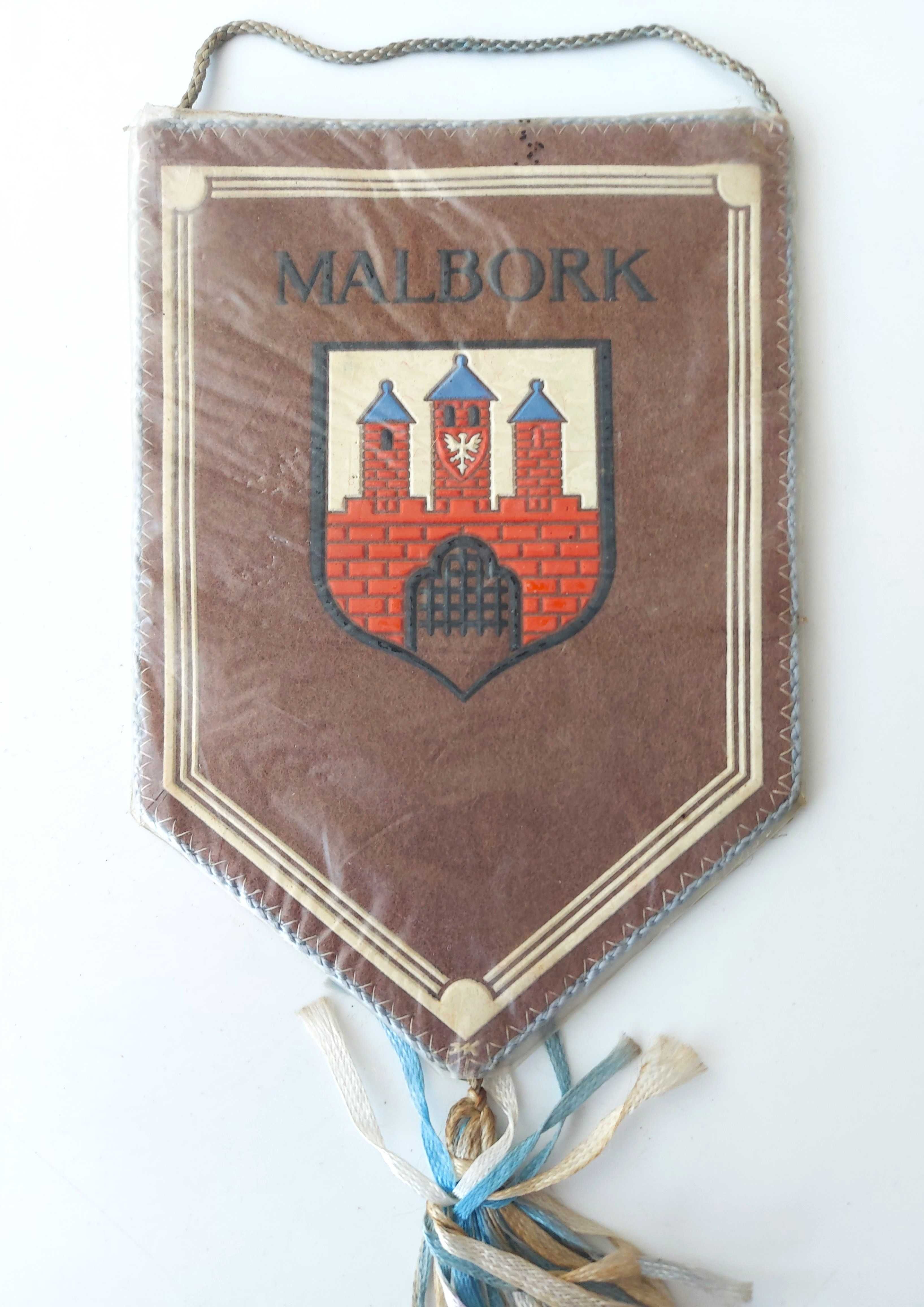 Proporczyk Malbork Herb Polska