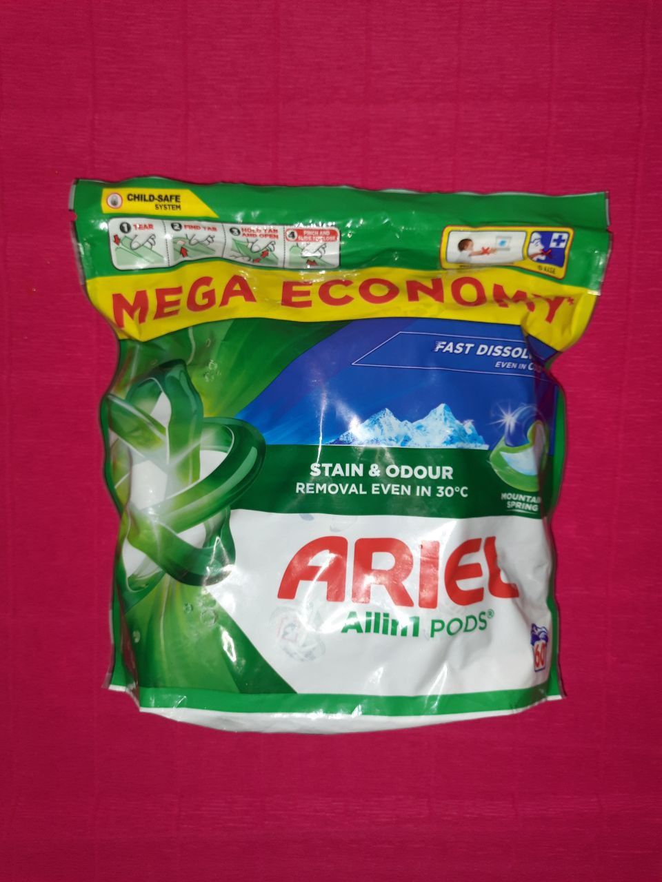 Persil Ariel Losk капсули, диски для прання, Туалетне каченя