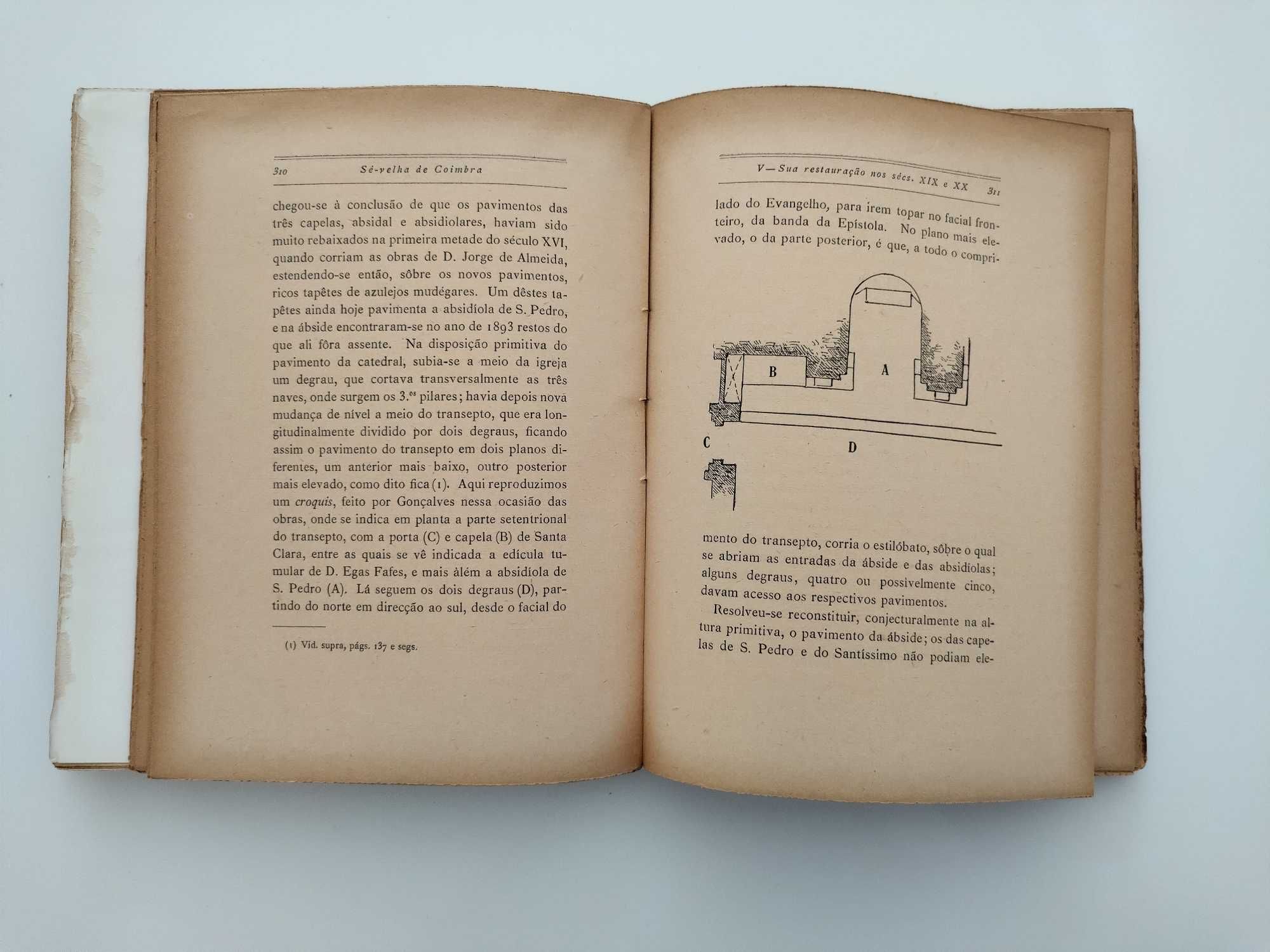 A Sé Velha de Coimbra (Dr. António Vasconcelos) - 2 Volumes