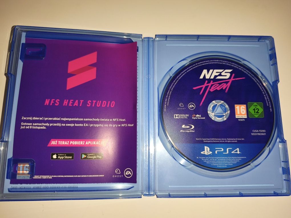 Gra Ps4 Need for speed Heat PL gry PlayStation 4 Sniper UFC Crash Lego
