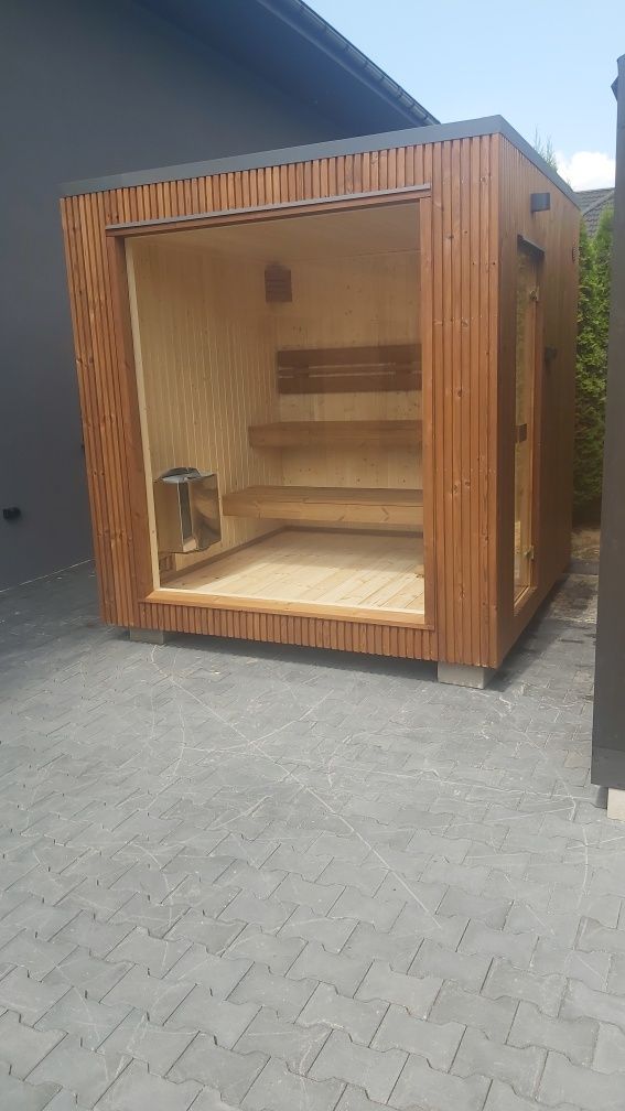 Sauna ogrodowa zewnetrzna gotowa od reki