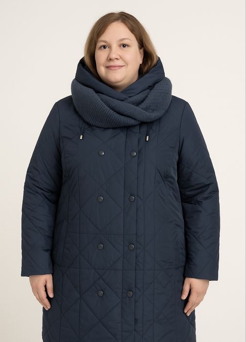 Жіноче пальто осіннє великого розміру Dibu 52 56 куртка осінь батали