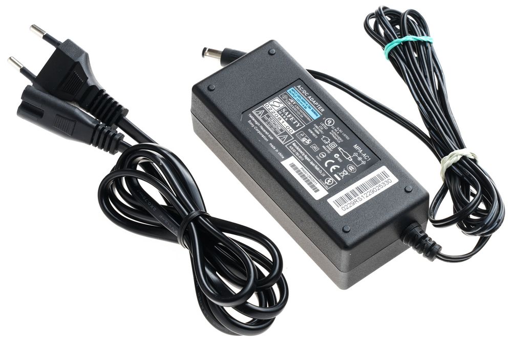 Oryginalny Zasilacz Sony Mpa-Ac1 / 60W / 12V~5.0A / 5.5Mm X 2.1Mm