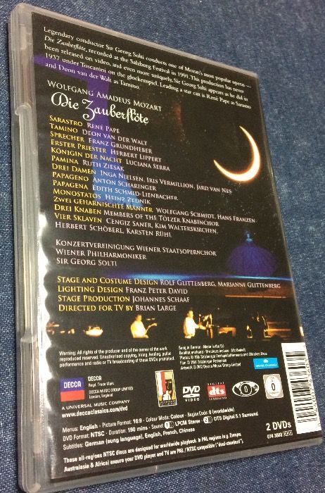 DVD duplo de Mozart (COMO NOVO)