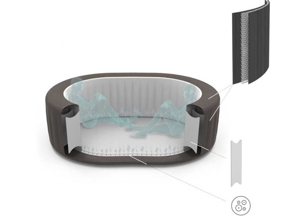 Jacuzzi Ogrodowe Bestway Dmuchane Lay-z Spa Mauritius