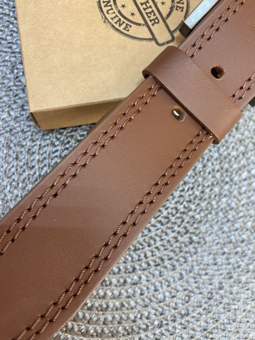 Ремінь пояс чоловічий шкіра шкіряний коричневий / ремень мужской кожа