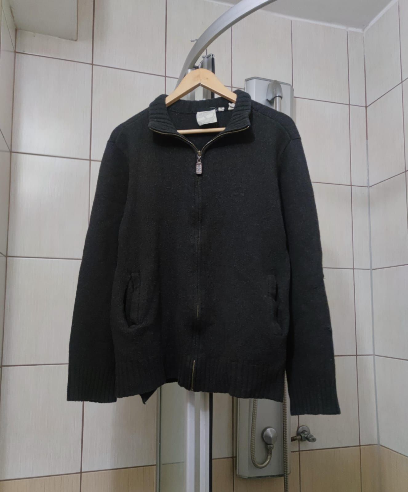 Sweter klasyczny XL męski Timberland wełniany regenerowany wool wełna