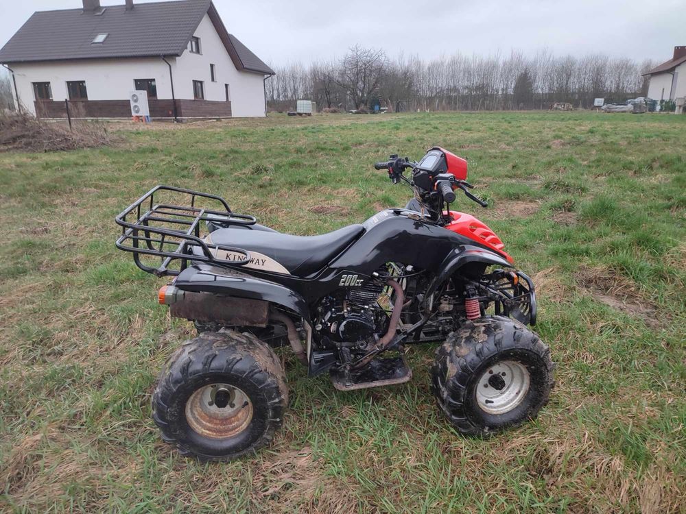 Quad 200 4biegi+wsteczny wal kardana mozliwy transport