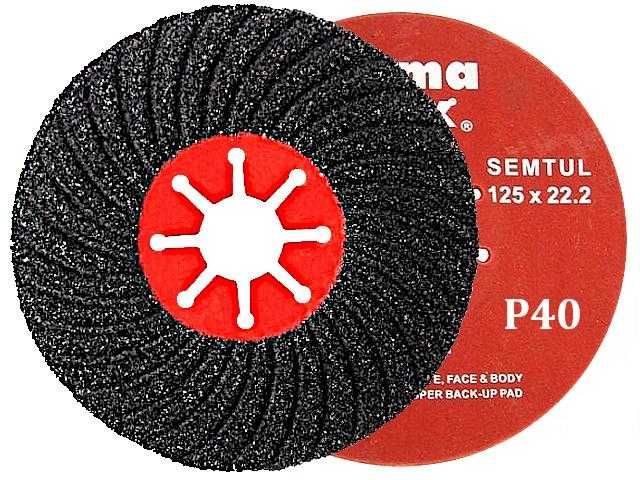 Tarcza Tarcze do szlifowania GLAZURY GRESU BETONU SEMTUL 125 P 40